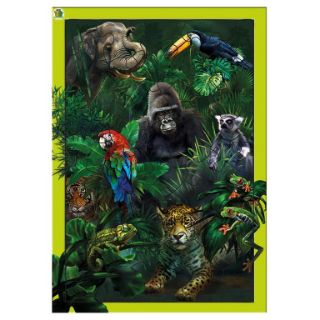 Obrázek z Puzzle 3D 34x23cm 40 dílků - džungle (12) 